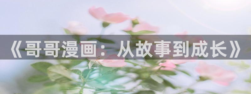 耽漫网之家：《哥哥漫画：从故事到成长》